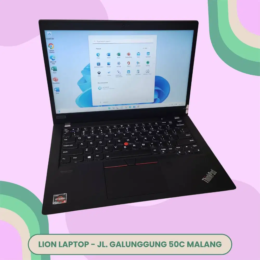 RAM 32GB AMD Ryzen 5 PRO-4650U Lenovo Thinkpad X13 SSD 256GB [17|10]