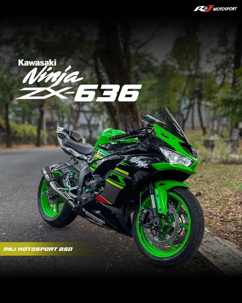 Kawasaki ZX636 ZX6R ZX10 Z900 Nik 2019 KM 11.000an Knalpot SC project
