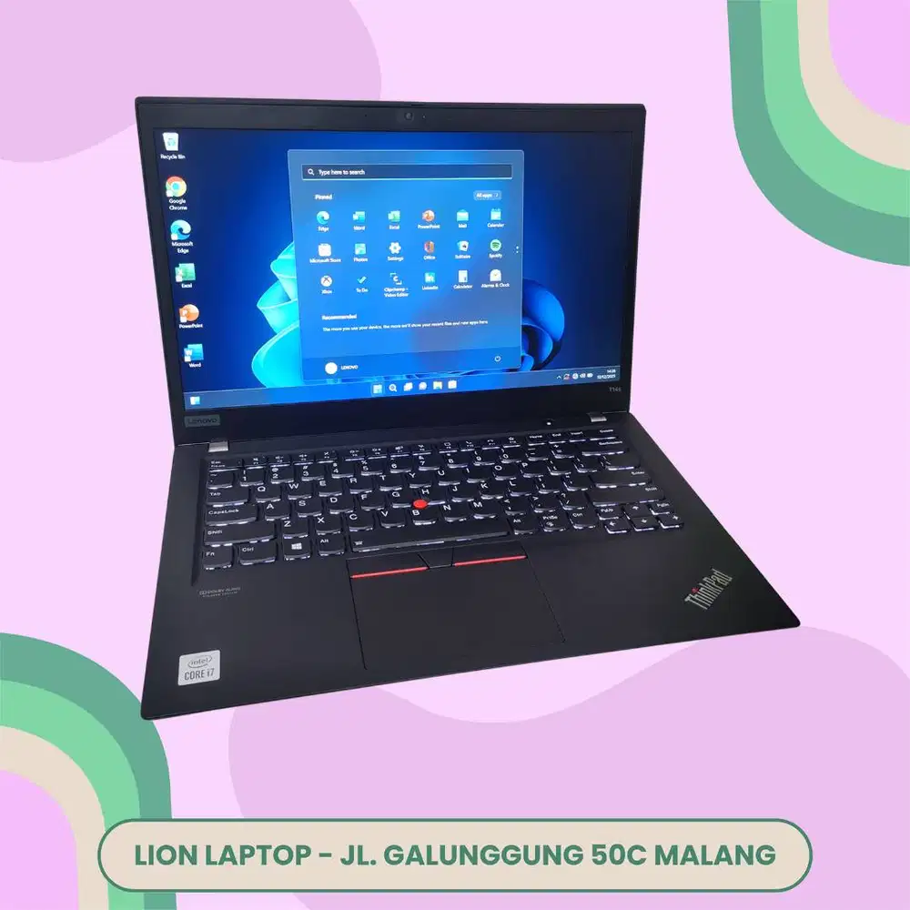 RAM 32GB Core i7 Gen 10 Slim SSD 256GB Lenovo Thinkpad T14S [17|10]