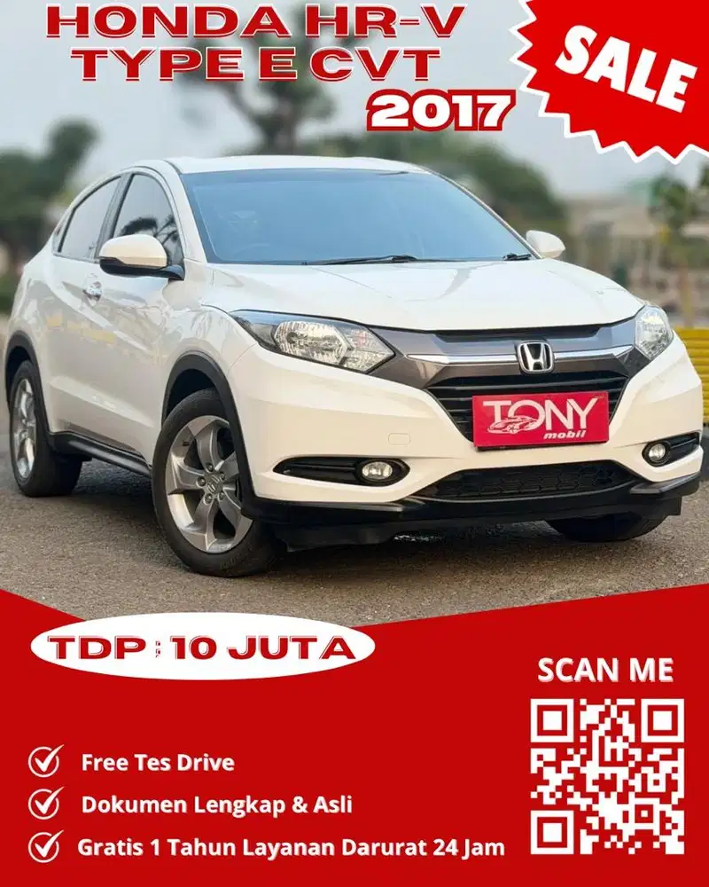 Honda HRV 1.5 E CVT 2017 Putih