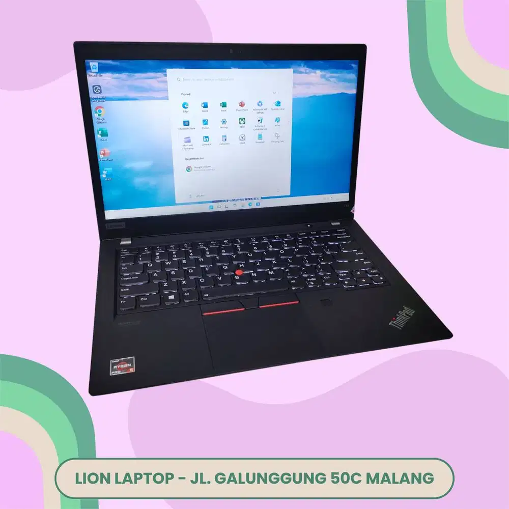 RAM 16GB AMD Ryzen 5 PRO SSD 256GB Lenovo Thinkpad T14 [17|10]