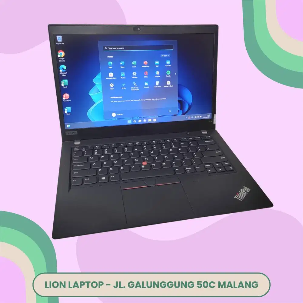 RAM 16GB Core i5 Gen 10 SSD 256GB Lenovo Thinkpad T14 gen 1 [17|10]