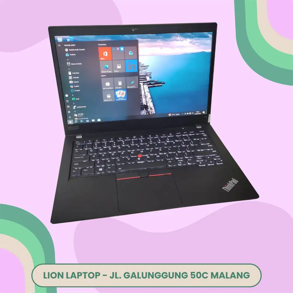 RYZEN 7 PRO-4750U (8 CORE) RAM 16GB Lenovo Thinkpad T14 [17|10]