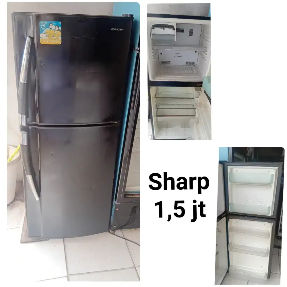 Kulkas SHARP bekas bergaransi