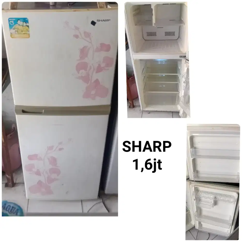 Kulkas SHARP bekas bergaransi