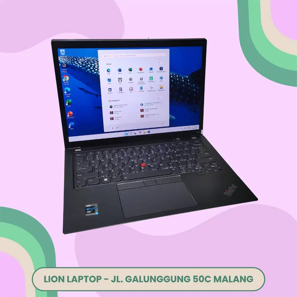 RAM 16GB i5 Gen 11 Body Auminium Lenovo Thinkpad X13 [17|10]