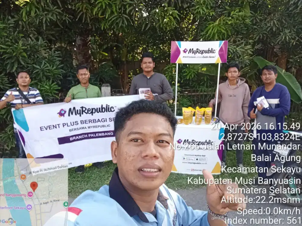 Lowongan kerja sales wifi myrepublic Palembang dan Banyuasin