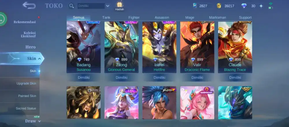 Akun mobile legend