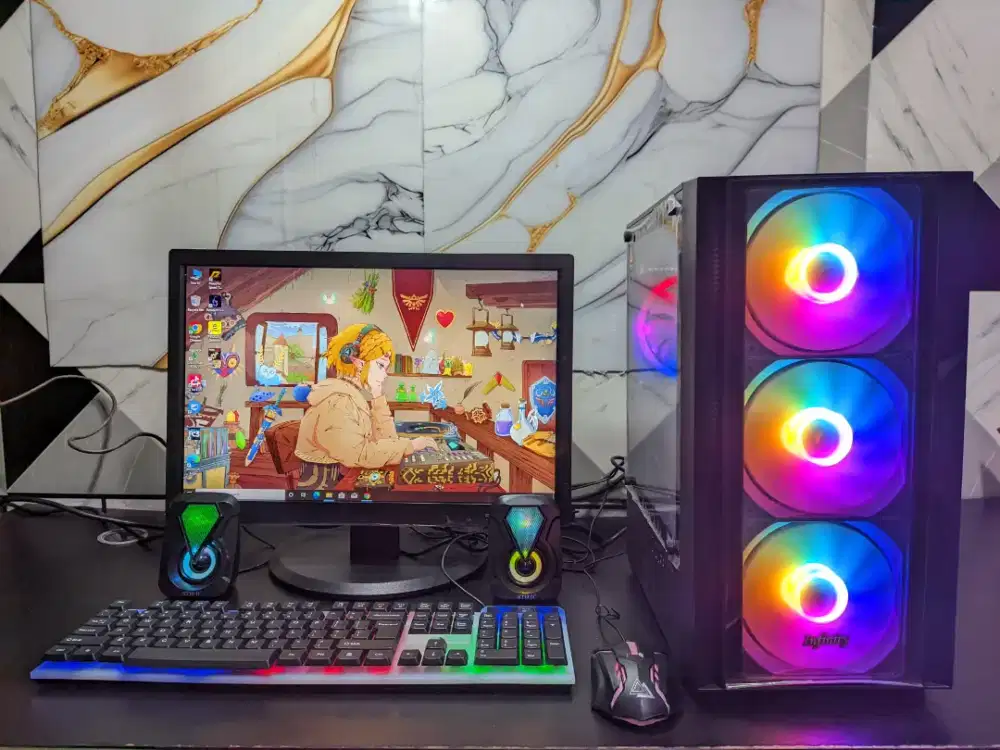 PC GAMING LOW BUDGET I5 3470 • RAM 8 GB • SSD 128 GB • FULLSET
