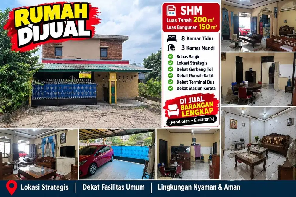 Di Jual Murah Rumah Bekasi NEGO 1,5Lantai SHM