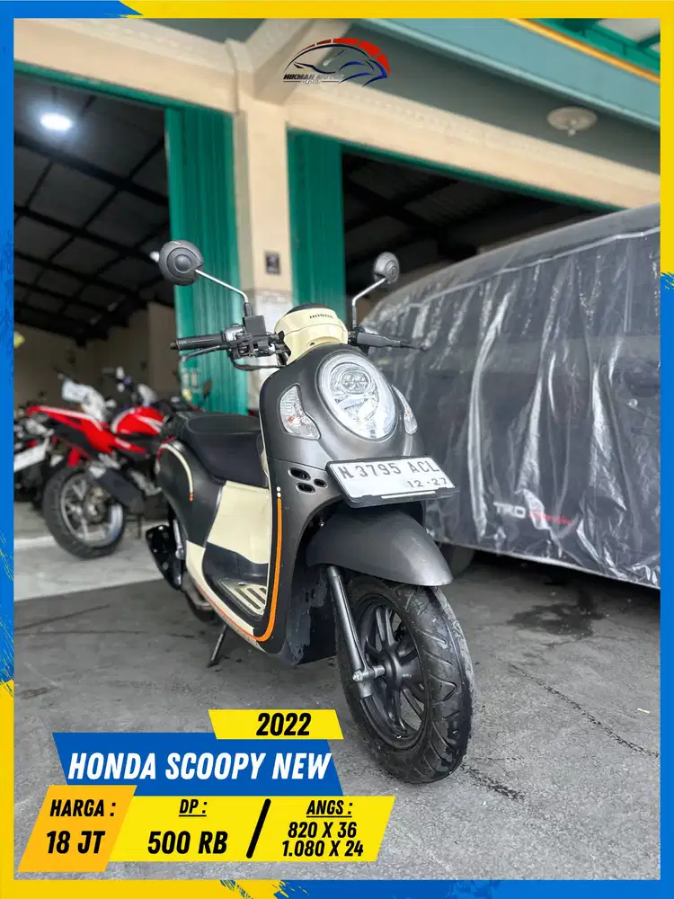 HONDA SCOOPY NEW 2022 MANTAP BETUL MASZEHH HIKMAH MOTOR KEPUH