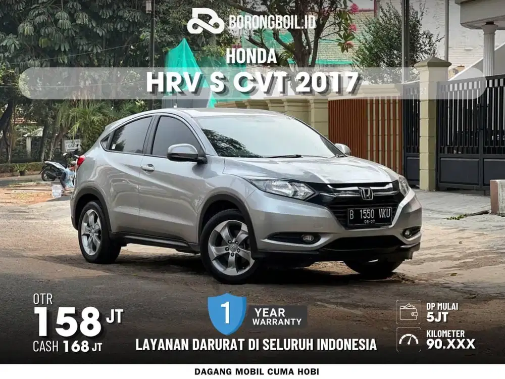 LOW KM 90rb HONDA HRV S CVT 2017 ABU FULLSET SUPER ISTIMEWA SIAP PAKAI