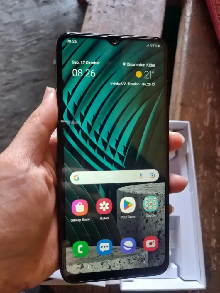Samsung A02s Hitam 4/64gb Fullset (baca keterangan)
