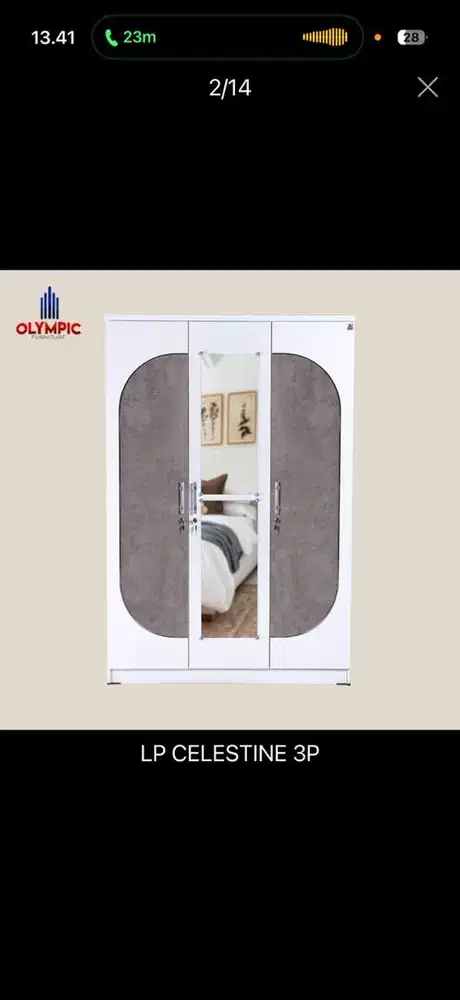 Lemari Olympic 3 pintu