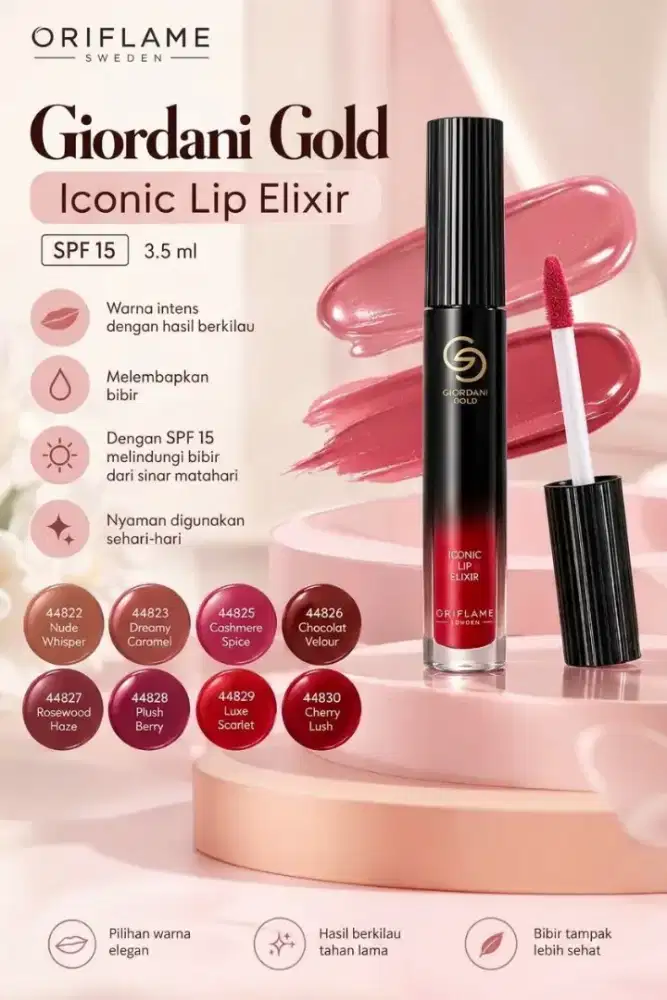 Iconic lip Elixir SPF 15 BARU