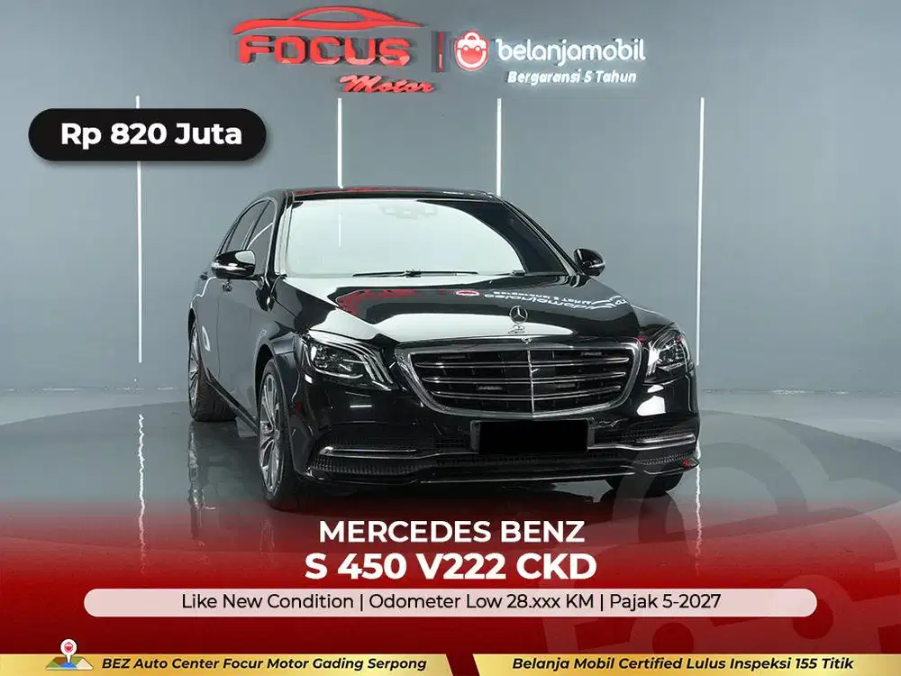 [ GARANSI 5THN ] Mercedes Benz Mercy S450 S 450 V222 AT 2018/2019/2020