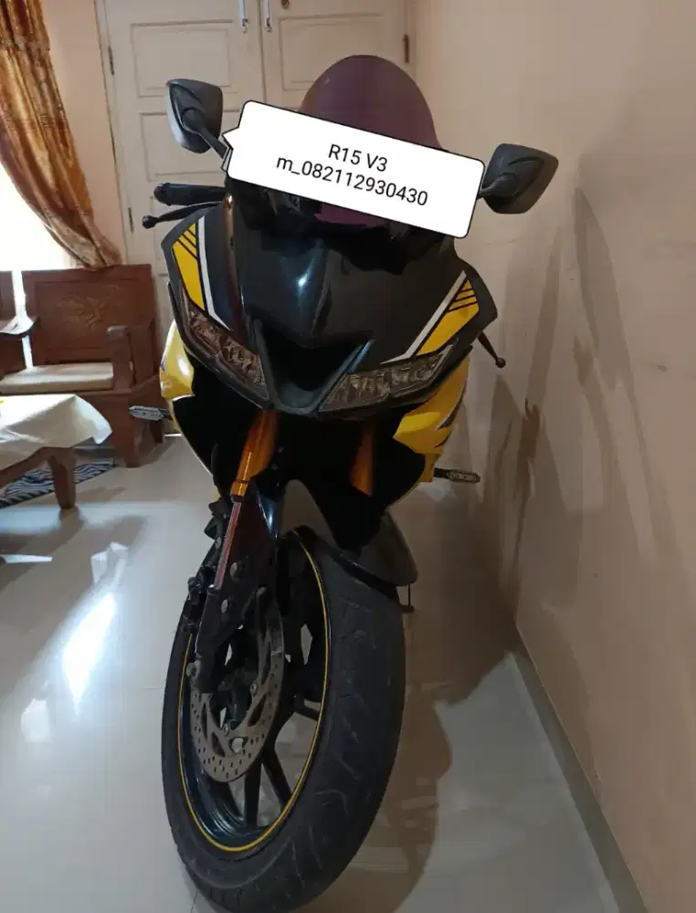 Dijual Yamaha R15 V3 Kuning