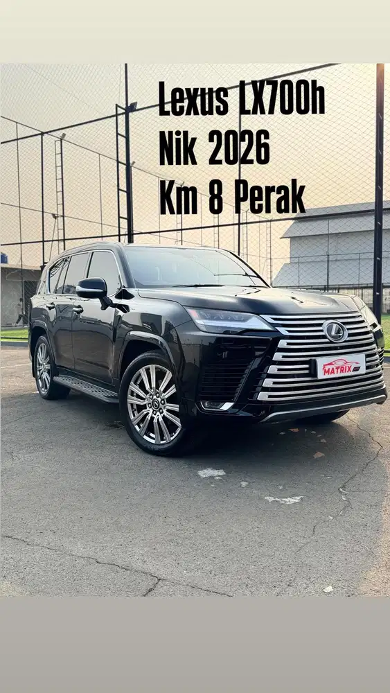 Lexus LX700h Nik 2026 Black on Black Siap Pakai