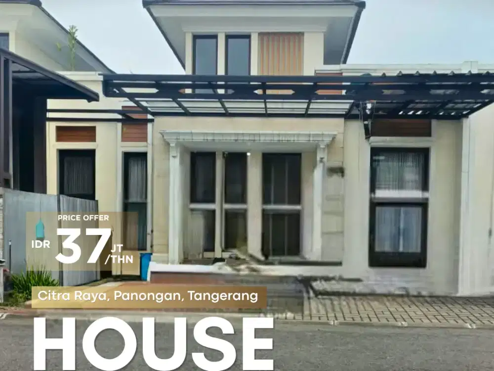 DISEWAKAN! RUMAH DI CITRA RAYA  – TANGERANG