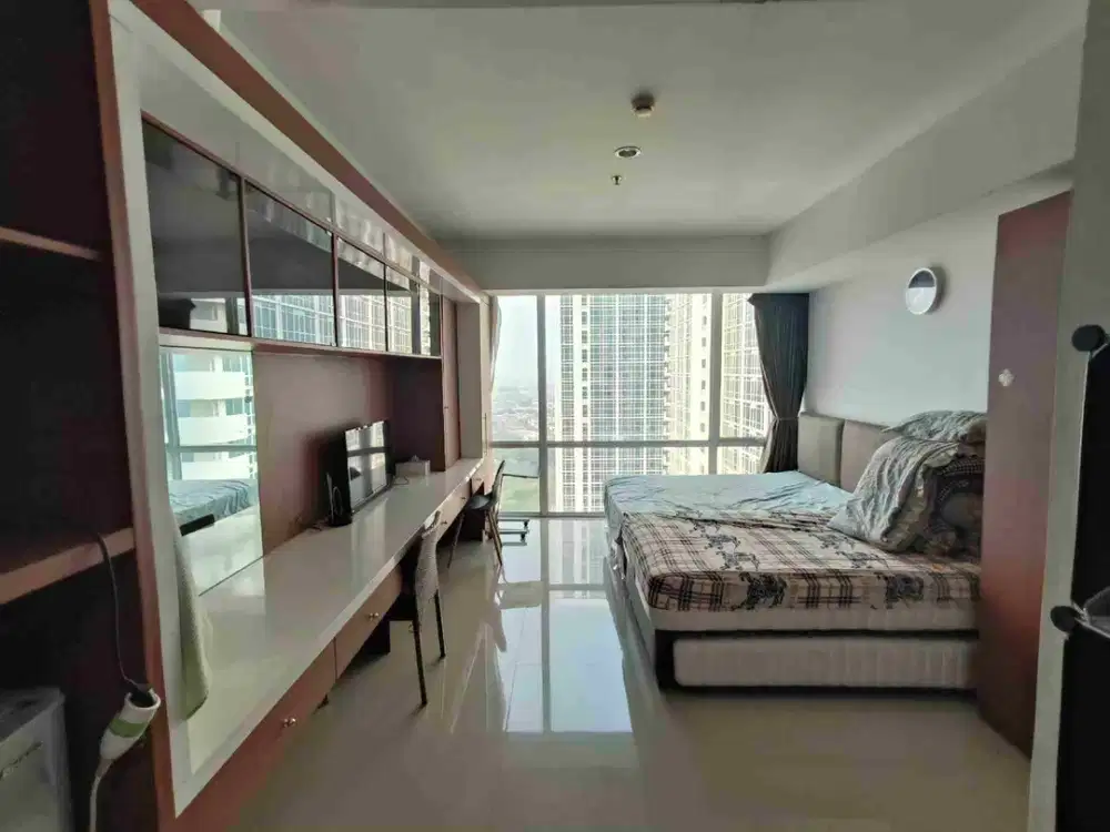 U Residence 1 apartment, full furnished, studio 35m2 dan dekat kampus UPH