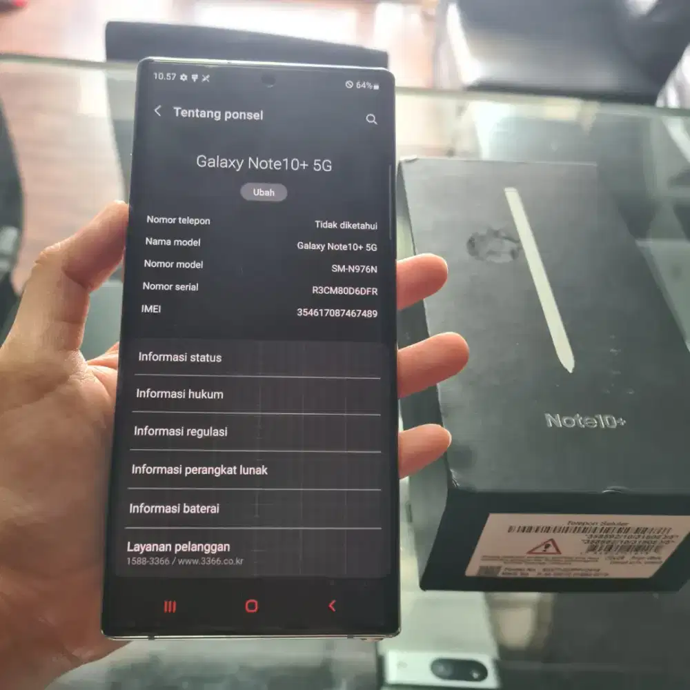 Samsung Galaxy Note 10 Plus RAM 12GB / ROM 256GB