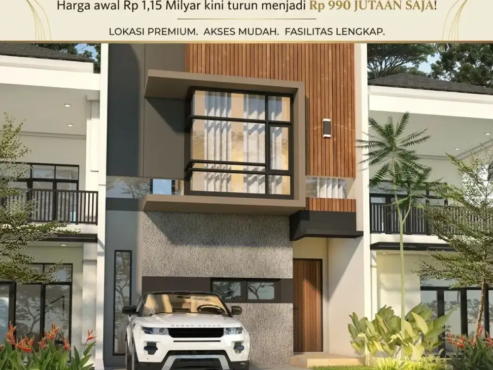 Rumah 2 Lantai Bandung Udara Sejuk