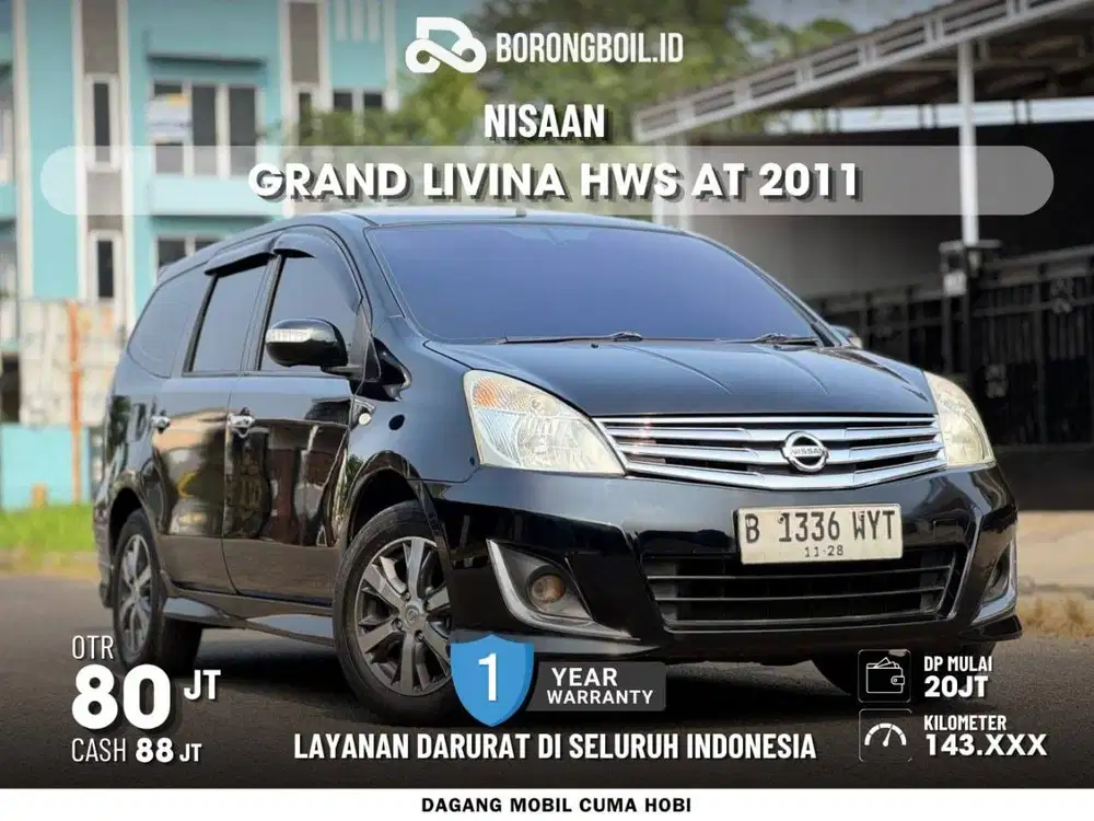 TERMURAH || Grand Livina HWS at 2011 Hitam metalik