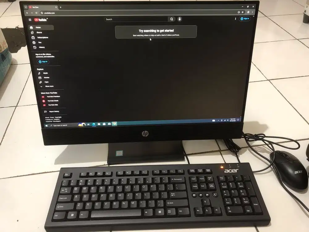 PC SECOND ALL IN HP INTEL CORE I7