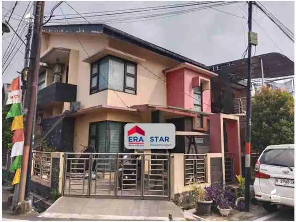 Rumah Hook 2 lantai Harga Nego Sampai Deal di Perumahan Mas Naga Pondok Kopi Jaktim