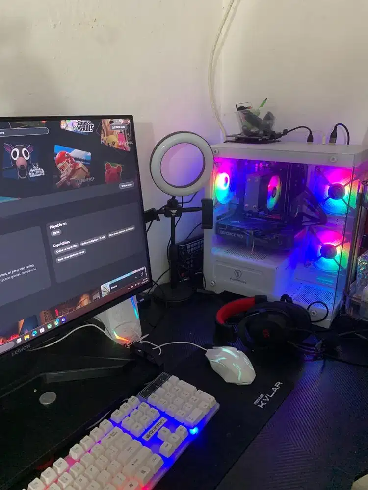 PC GEMING ANAK FULLSET PEMAKAIAN ANAK 4.5jt bawa semua