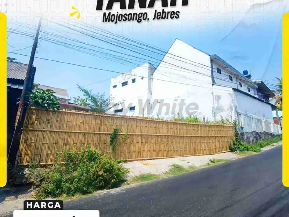 Tanah strategis di mojosongo jebres solo, cocok untuk usaha/rumah tinggal