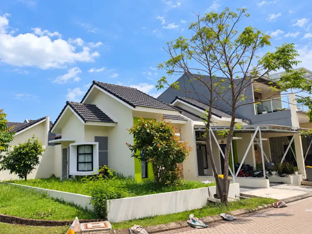 Rumah hoek luas 143meter type 2KT Cluster Galea Segara City KHI Harapan Indah Bekasi
