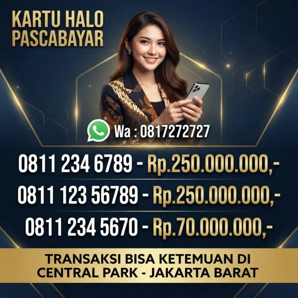 NOMOR CANTIK KOLEKSI KARTU HALO
