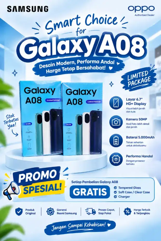 Promo Samsung Galaxy A08 series