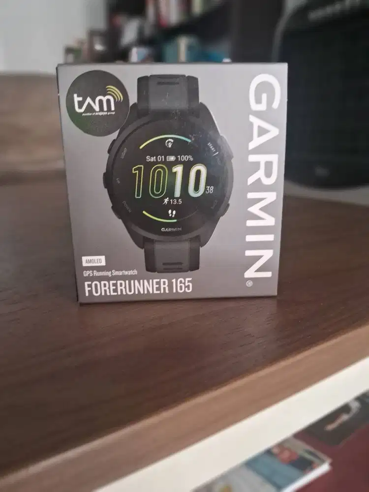 Dijual jam tangan garmin forerunner 165 (black) baru, segel, garansi