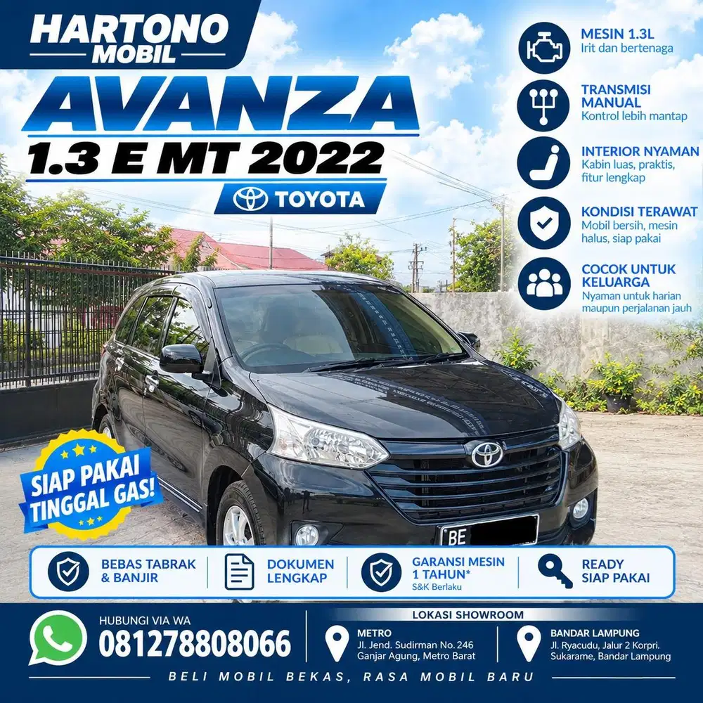 AVANZA 1.3 E MT 2022