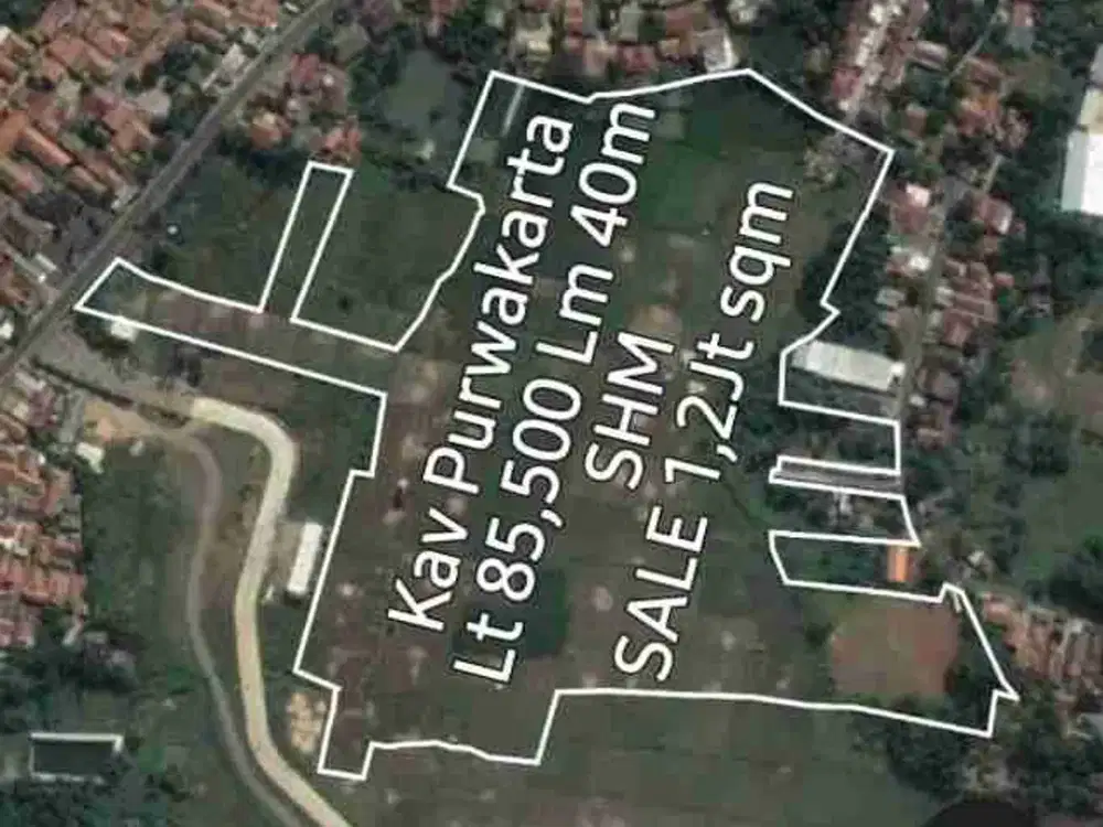 Kavling Purwakarta Cocok buat Gudang atau perumahan