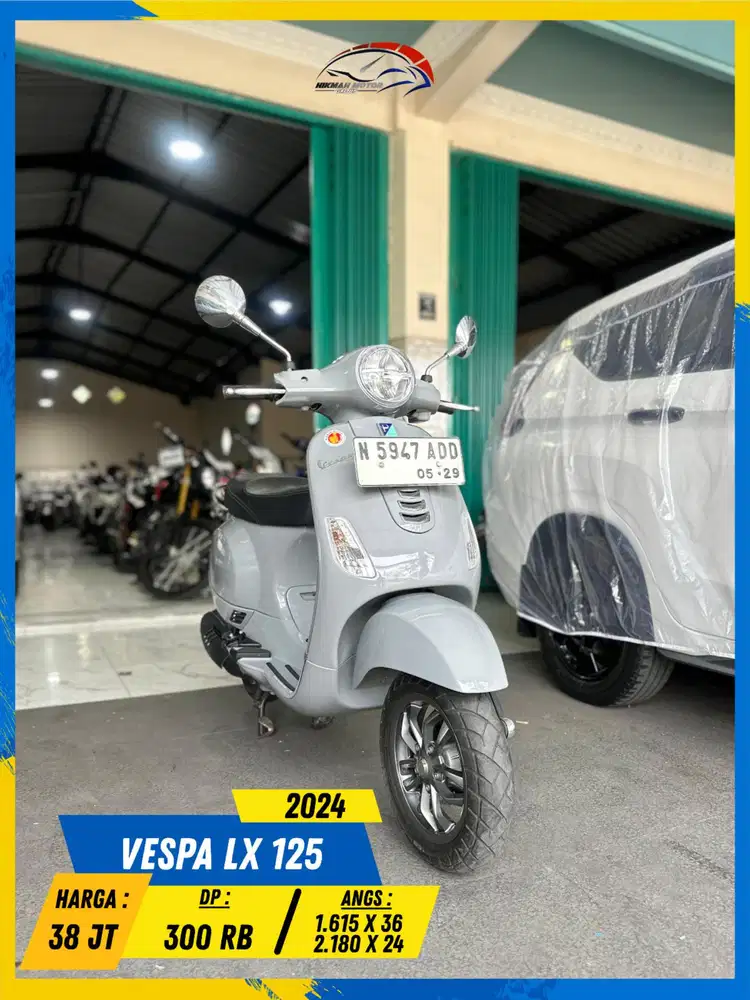 VESPA LX 125 2024 BEKAS CIAMIK BOLOH HIKMAH MOTOR KEPUH MALANG
