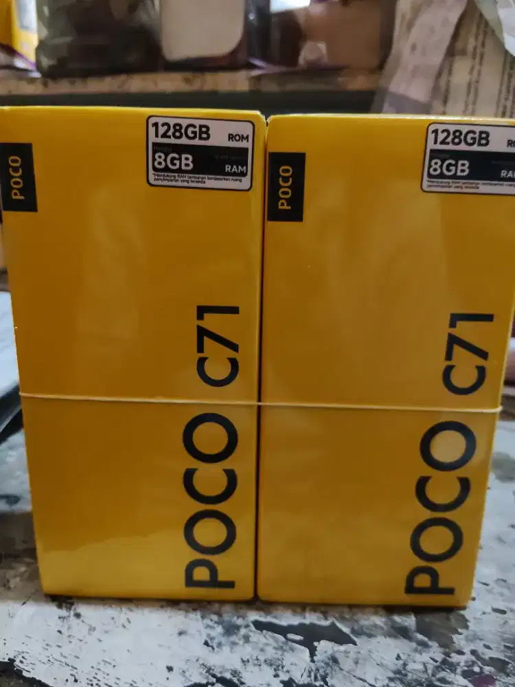 Poco C71 ram 4/128 garansi resmi segel