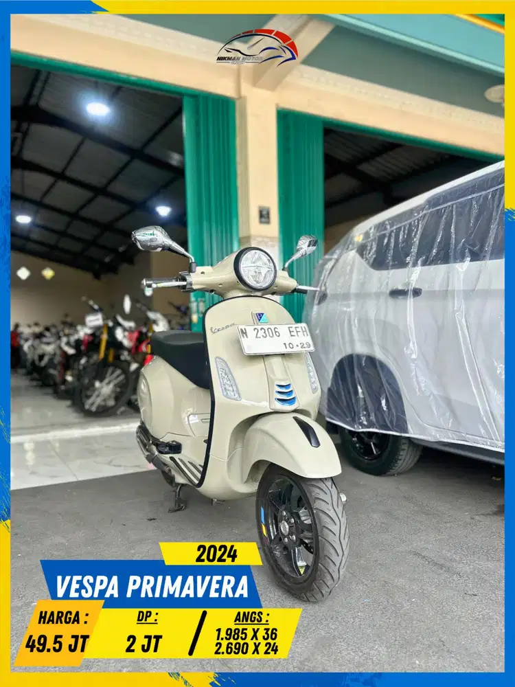 SPESIAL PROMO‼️ VESPA PRIMAVERA 2024 MURMER HIKMAH MOTOR KEPUH MALANG