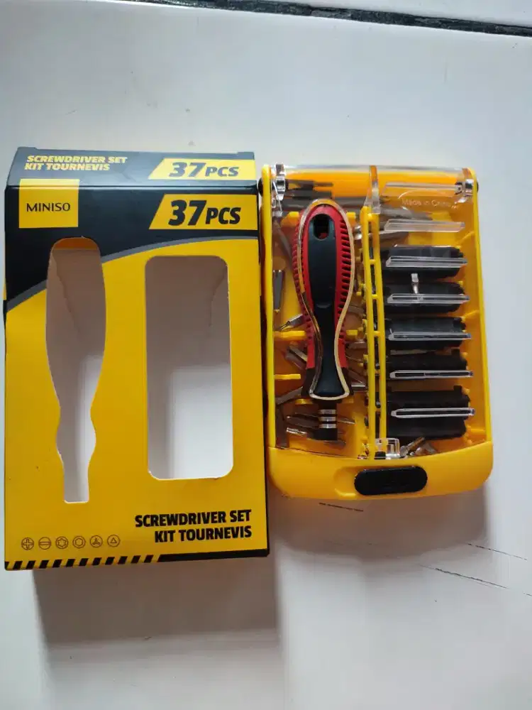 Obeng set miniso 37 pcs