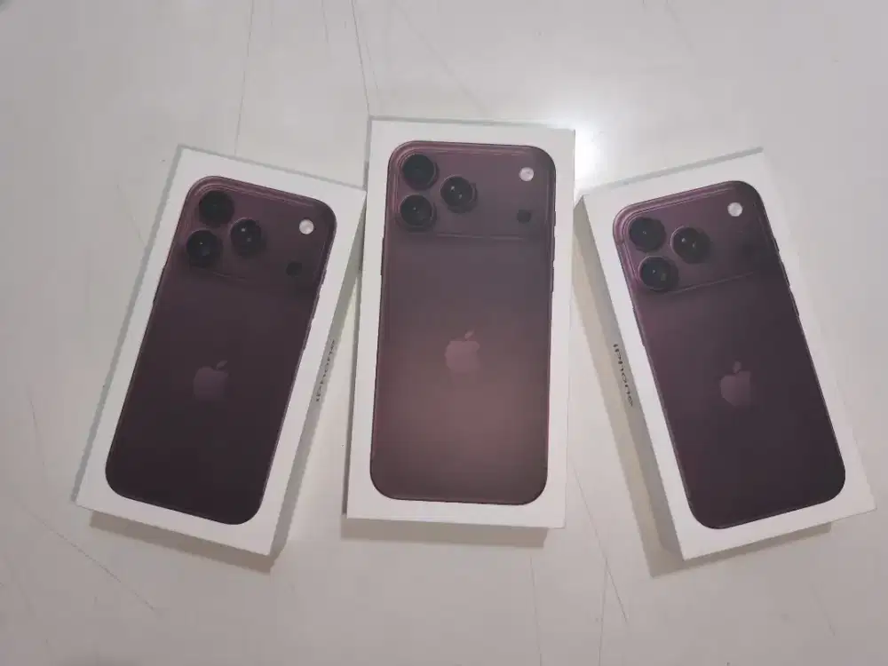 New iPhone 18 Pro, barang segel box & garansi resmi iBox.