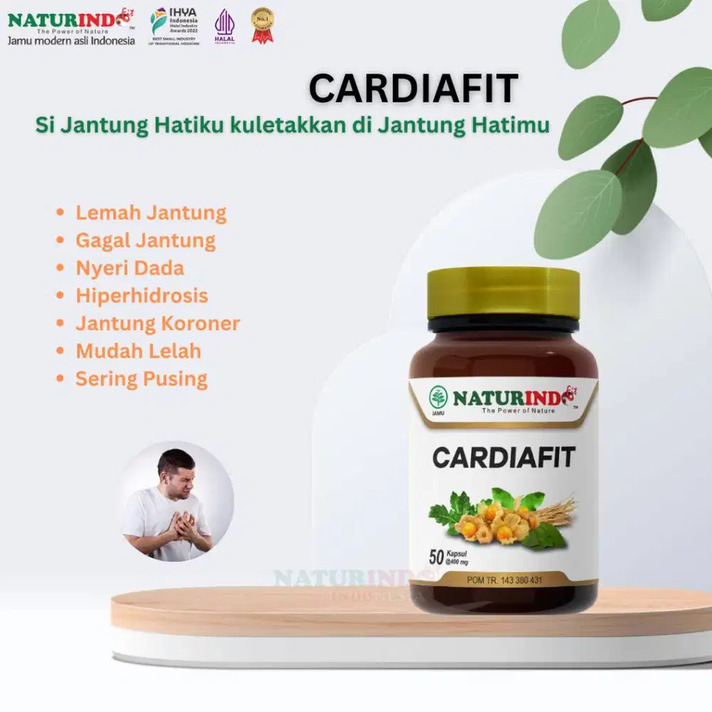 Jamu Modern Naturindo Cardiafit Melancarkan Peredaran Darah