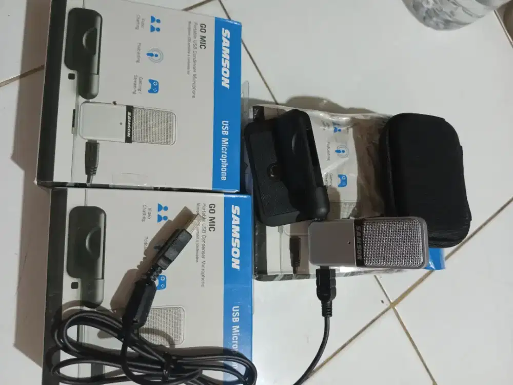 Samson Go mic ada 3pcs..kondisi Baru  Normal dan Baik