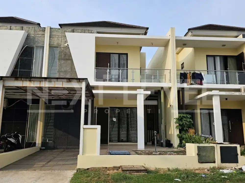 Jual rumah 2 lantai renovasi cluster arana di harapan indah