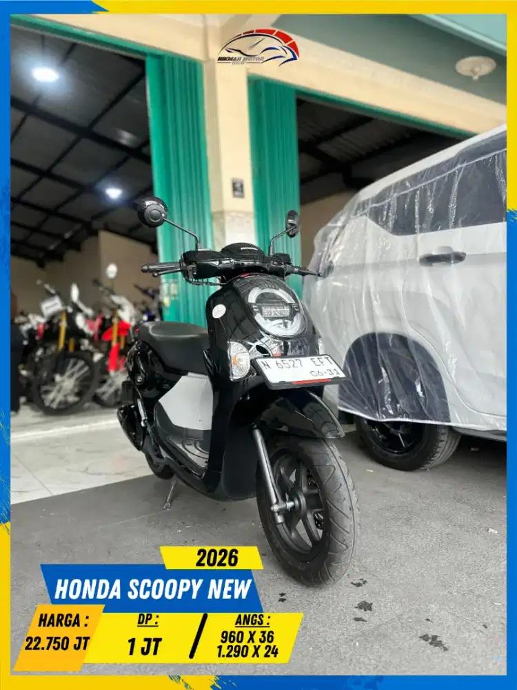 HONDA SCOOPY NEW 2026 MONGGO READY LURR HIKMAH MOTOR KEPUH MALANG