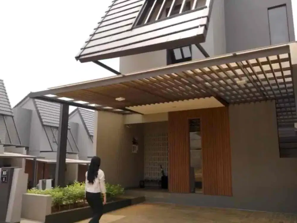 jual rumah baru , siap huni , Bsd tangsel , dekat stasiun KRL dan pintu tol