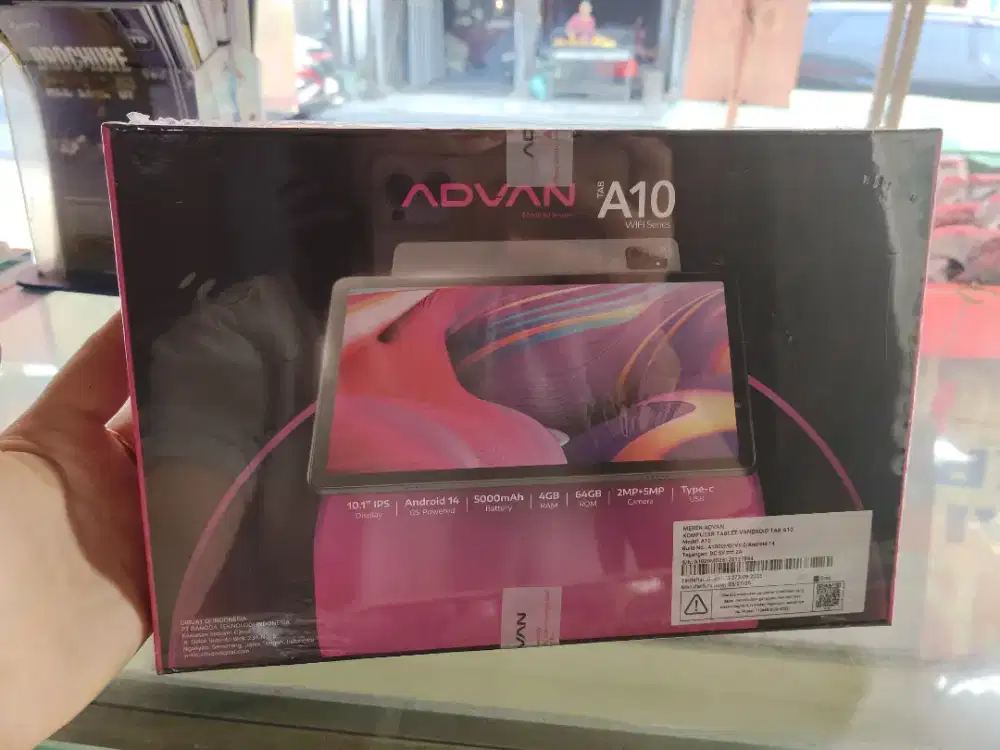 Tablet Advan A10 ram 4/64 garansi resmi segel