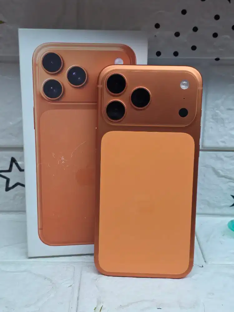 Iphone 17 pro max 256gb orange second resmi