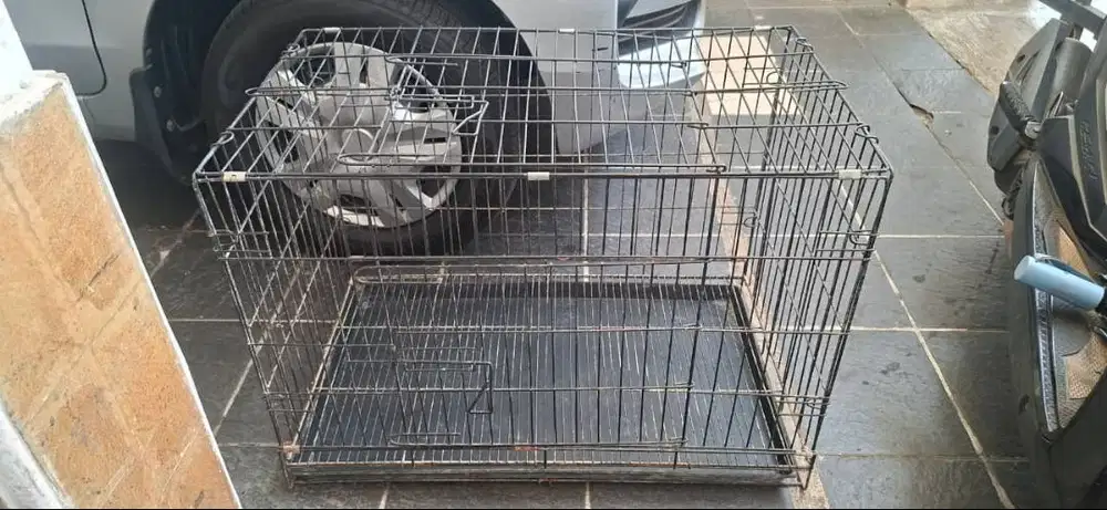 Jual Cepat Kandang Kucing/Anjing Size XL (JUMBO) Ukuran 75X45X55 Cm